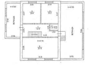 Дом 175м&sup2;, 2-этажный, участок 18 сот.  