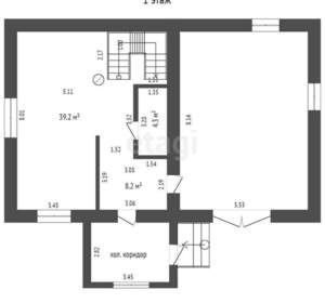Дом 150м&sup2;, 2-этажный, участок 9 сот.  