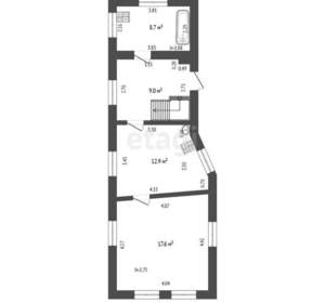 Дом 178м², 3-этажный, участок 6 сот.  