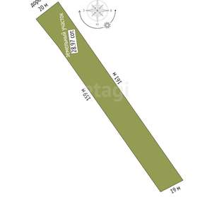 Дом 129м&sup2;, 3-этажный, участок 29 сот.  