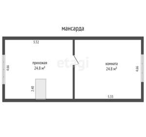 Дом 129м&sup2;, 3-этажный, участок 29 сот.  