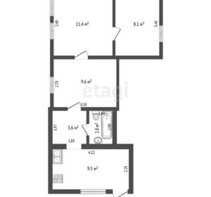 Дом 44м², 1-этажный, участок 0 сот.  