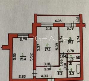 2-к квартира, вторичка, 56м2, 8/9 этаж