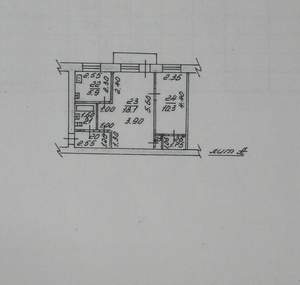 2-к квартира, вторичка, 43м2, 5/5 этаж