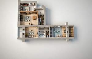 3-к квартира, вторичка, 61м2, 5/9 этаж