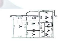 2-к квартира, вторичка, 61м2, 2/9 этаж