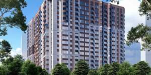2-к квартира, строящийся дом, 50м2, 5/17 этаж