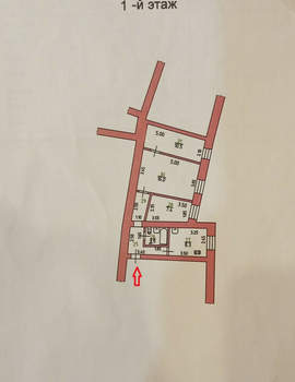 3-к квартира, вторичка, 55м2, 1/3 этаж