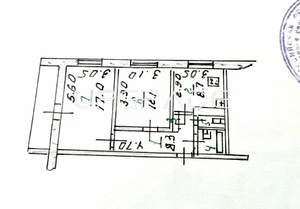 2-к квартира, вторичка, 54м2, 8/9 этаж