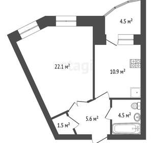 1-к квартира, вторичка, 47м2, 6/10 этаж