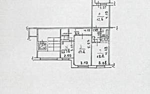 3-к квартира, вторичка, 66м2, 4/9 этаж