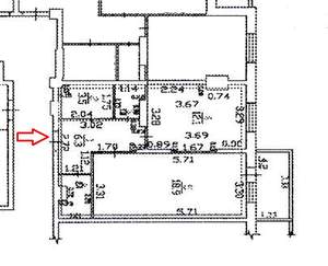 1-к квартира, вторичка, 45м2, 7/8 этаж