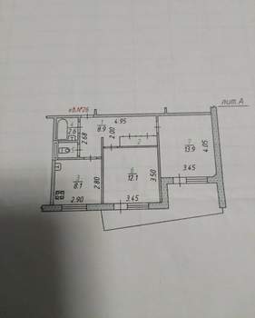 2-к квартира, вторичка, 48м2, 7/9 этаж