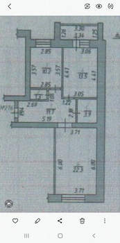 2-к квартира, вторичка, 63м2, 4/9 этаж