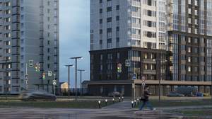1-к квартира, вторичка, 41м2, 18/20 этаж