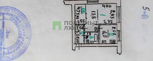 1-к квартира, вторичка, 31м2, 5/5 этаж