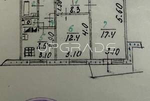 2-к квартира, вторичка, 51м2, 3/9 этаж