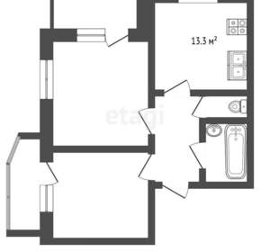 2-к квартира, вторичка, 58м2, 6/9 этаж