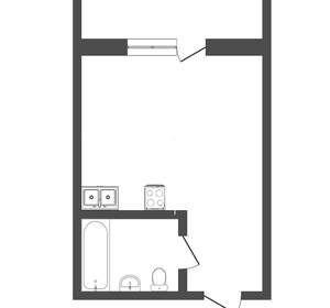 Студия квартира, сданный дом, 21м2, 1/3 этаж