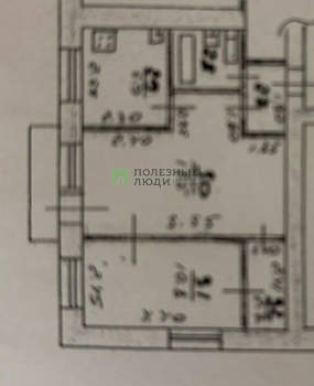 2-к квартира, вторичка, 42м2, 2/5 этаж