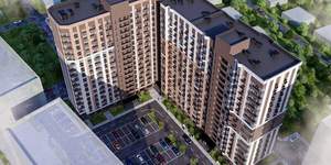 1-к квартира, строящийся дом, 46м2, 13/17 этаж