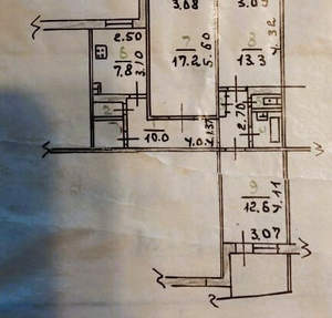 3-к квартира, вторичка, 66м2, 5/9 этаж