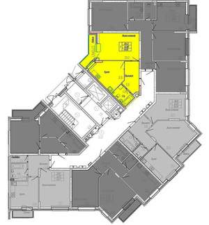 3-к квартира, вторичка, 103м2, 2/17 этаж