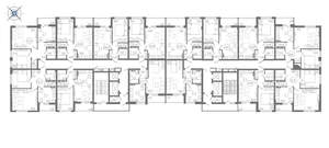 1-к квартира, сданный дом, 42м2, 8/18 этаж