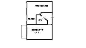 2-к квартира, вторичка, 44м2, 5/5 этаж