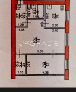 2-к квартира, вторичка, 42м2, 1/5 этаж
