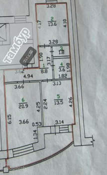 2-к квартира, вторичка, 75м2, 9/10 этаж